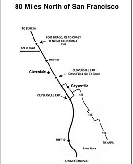 sonoma county map