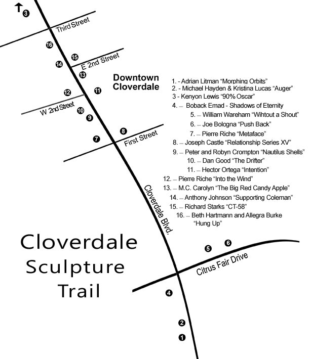 Cloverdale Trail Map