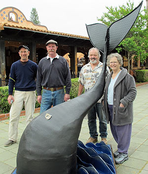 Sculpture Jam Collective with A Whales' Tail