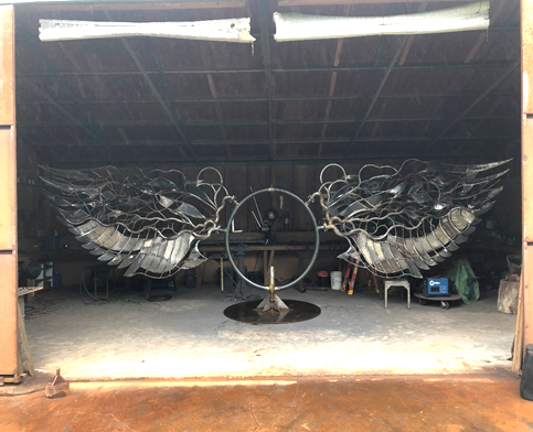 “Wings of the Wind” in Bryan’s Studio