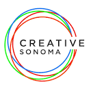 Creative Sonoma Logo of multi color circles