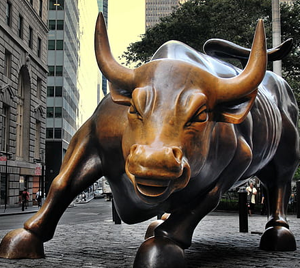 The Wall Street Bull Sculpture